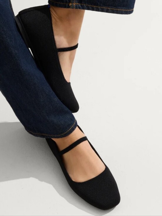 Rothy's Shoes - Rothy's The Max Square Mary Jane flats